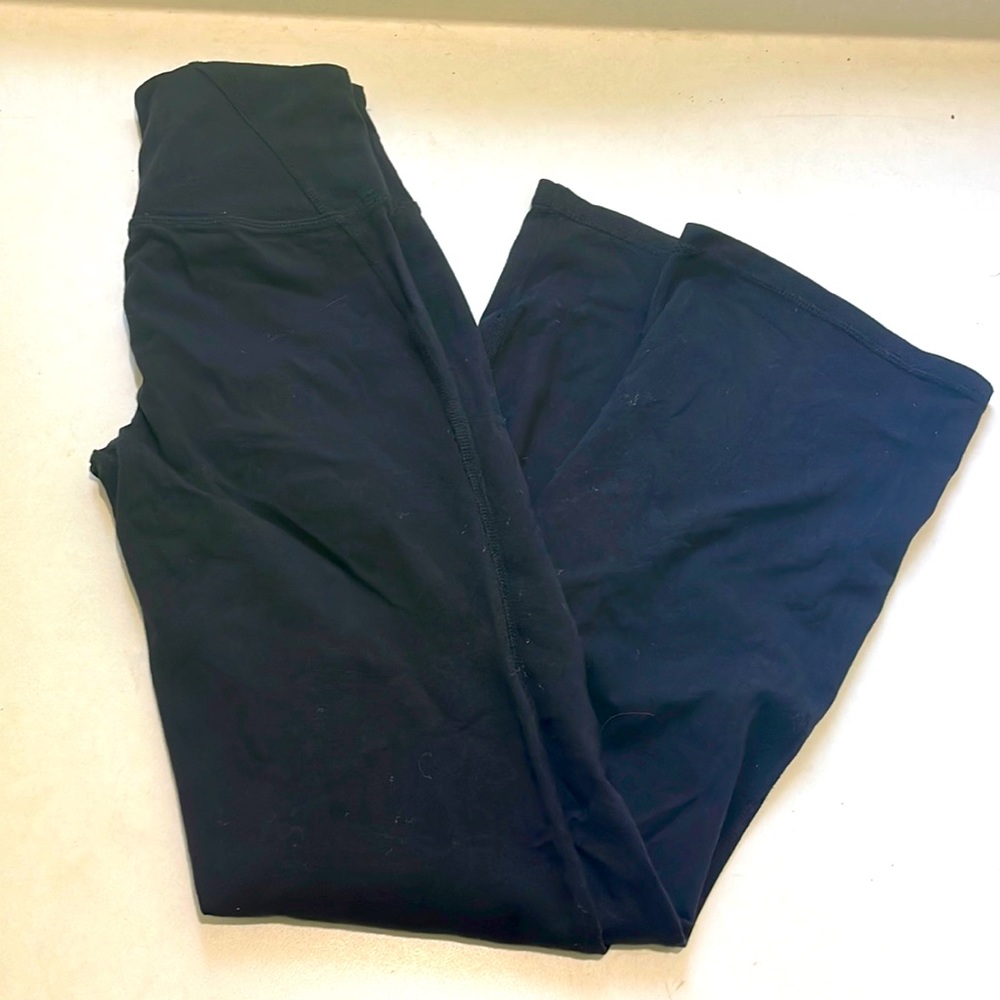 bootcut black leggings
